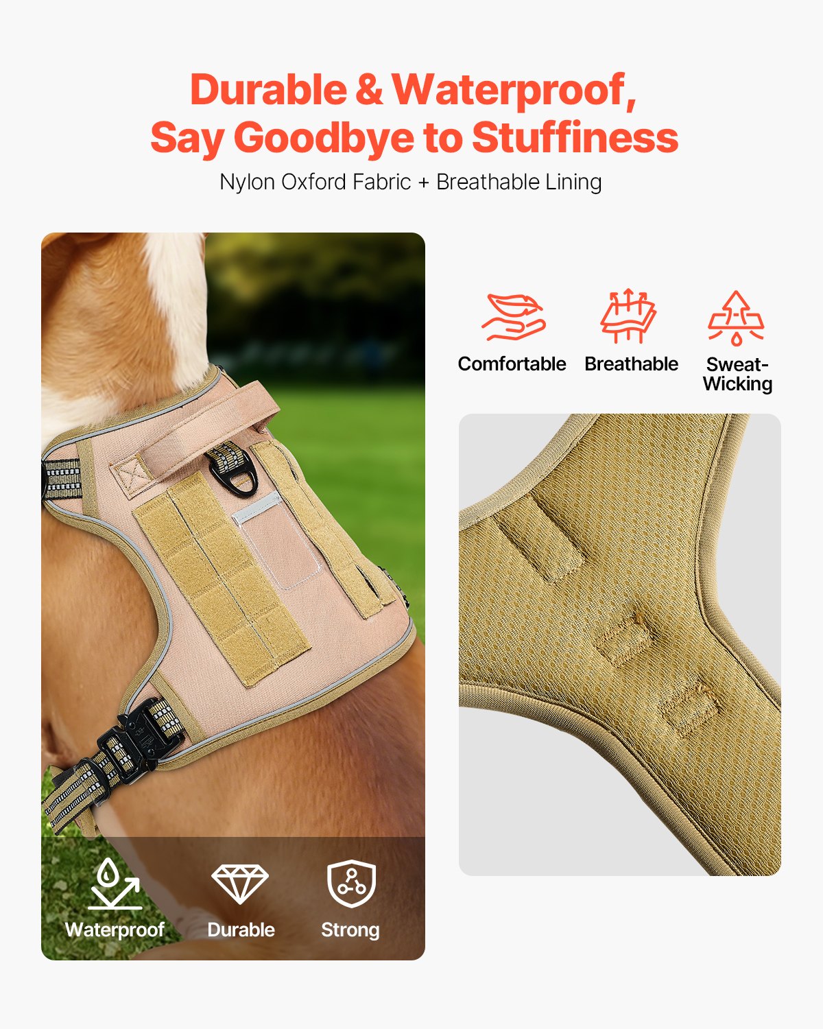 ControlMax Adjustable Harness for Powerful Large Dogs