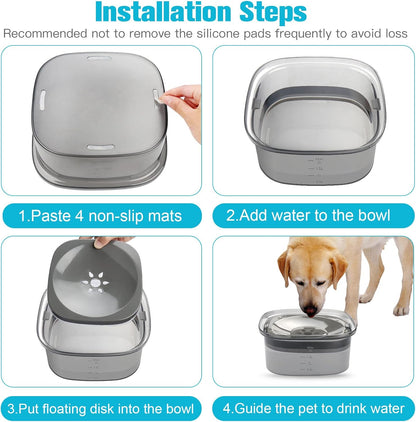 TravelSafe No Splash Water Bowl for Happy Pets