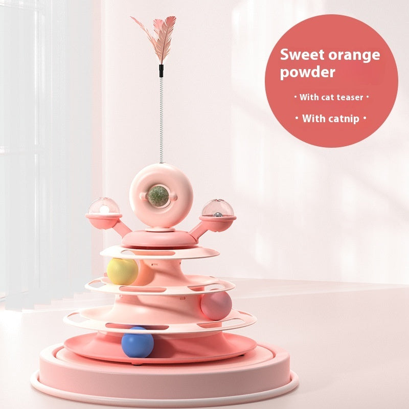 Cat Roller Tower Toy