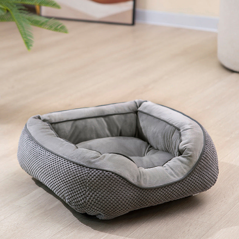 Anti-Anxiety Faux Fur Dog Bed