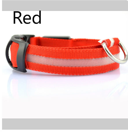 GlowSafe LED Dog Collar for Night Walks