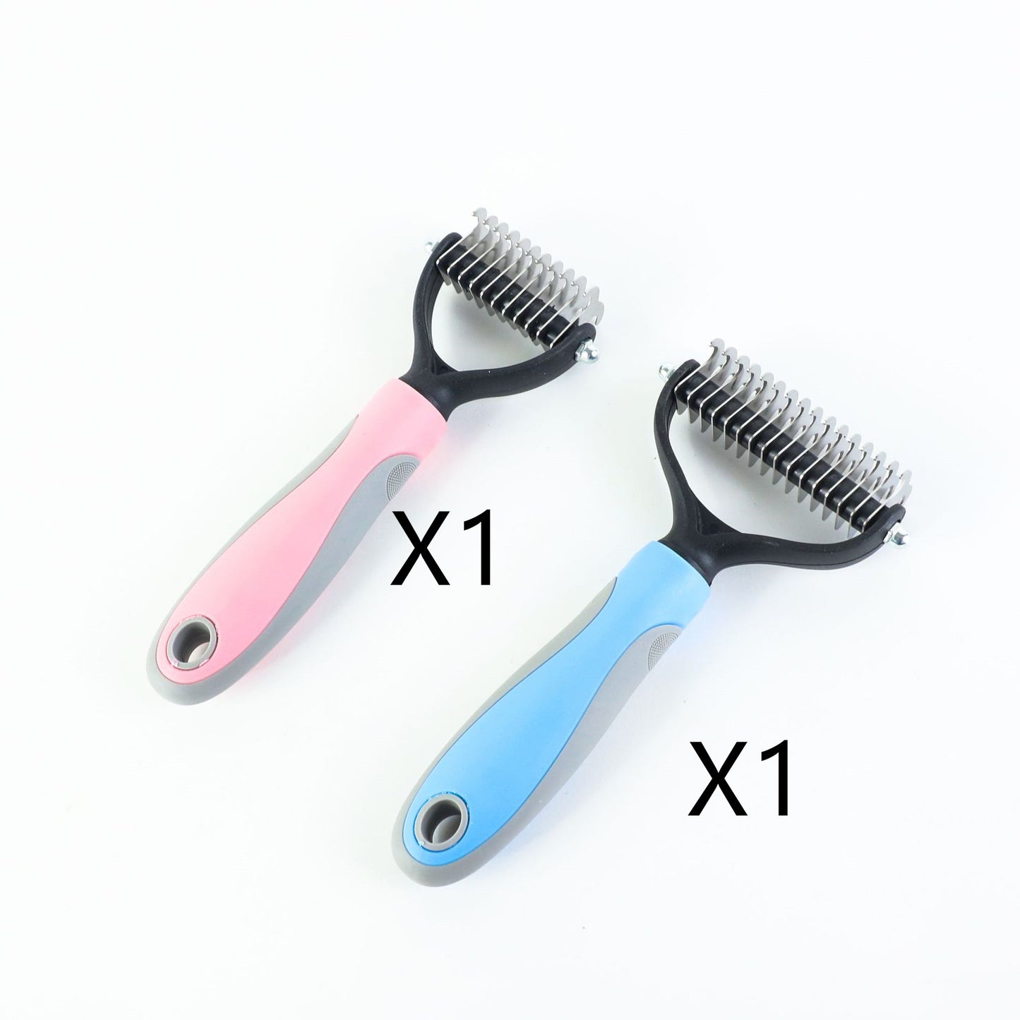 Stainless Double-sided Pet Brush Hair Removal Comb Grooming