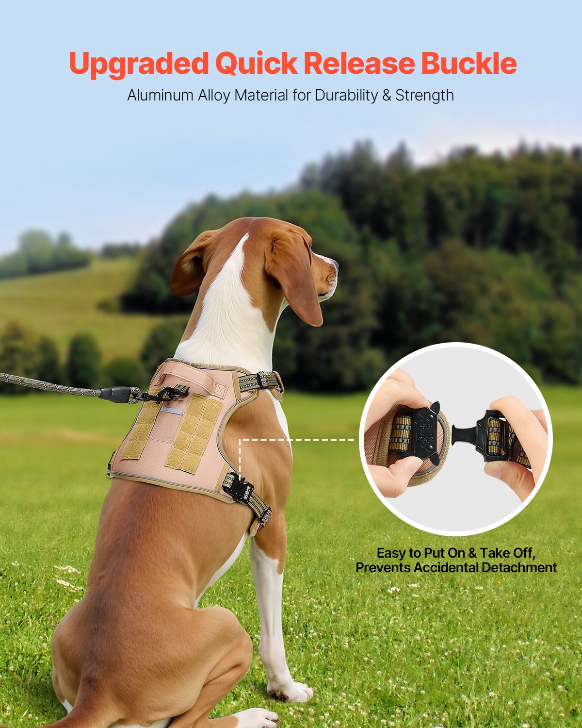 ControlMax Adjustable Harness for Powerful Large Dogs