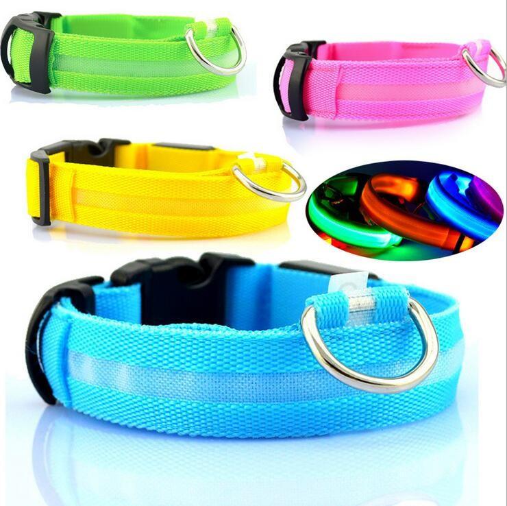 GlowSafe LED Dog Collar for Night Walks