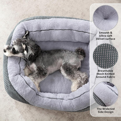 Anti-Anxiety Faux Fur Dog Bed