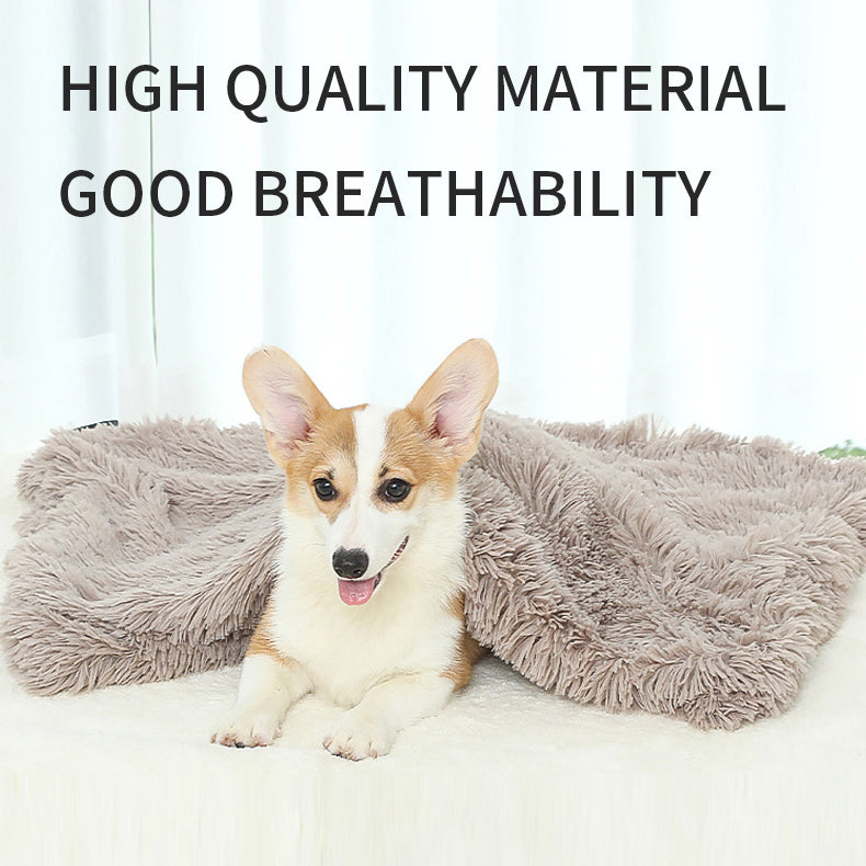 Fluffy Washable Dog Bed Mat