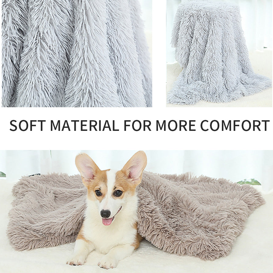Fluffy Washable Dog Bed Mat