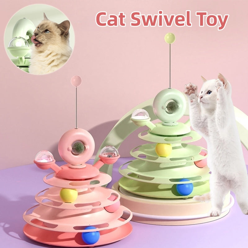 Cat Roller Tower Toy