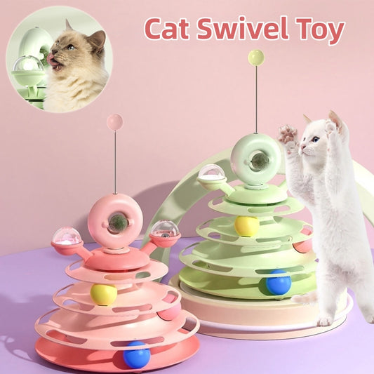 Cat Roller Tower Toy