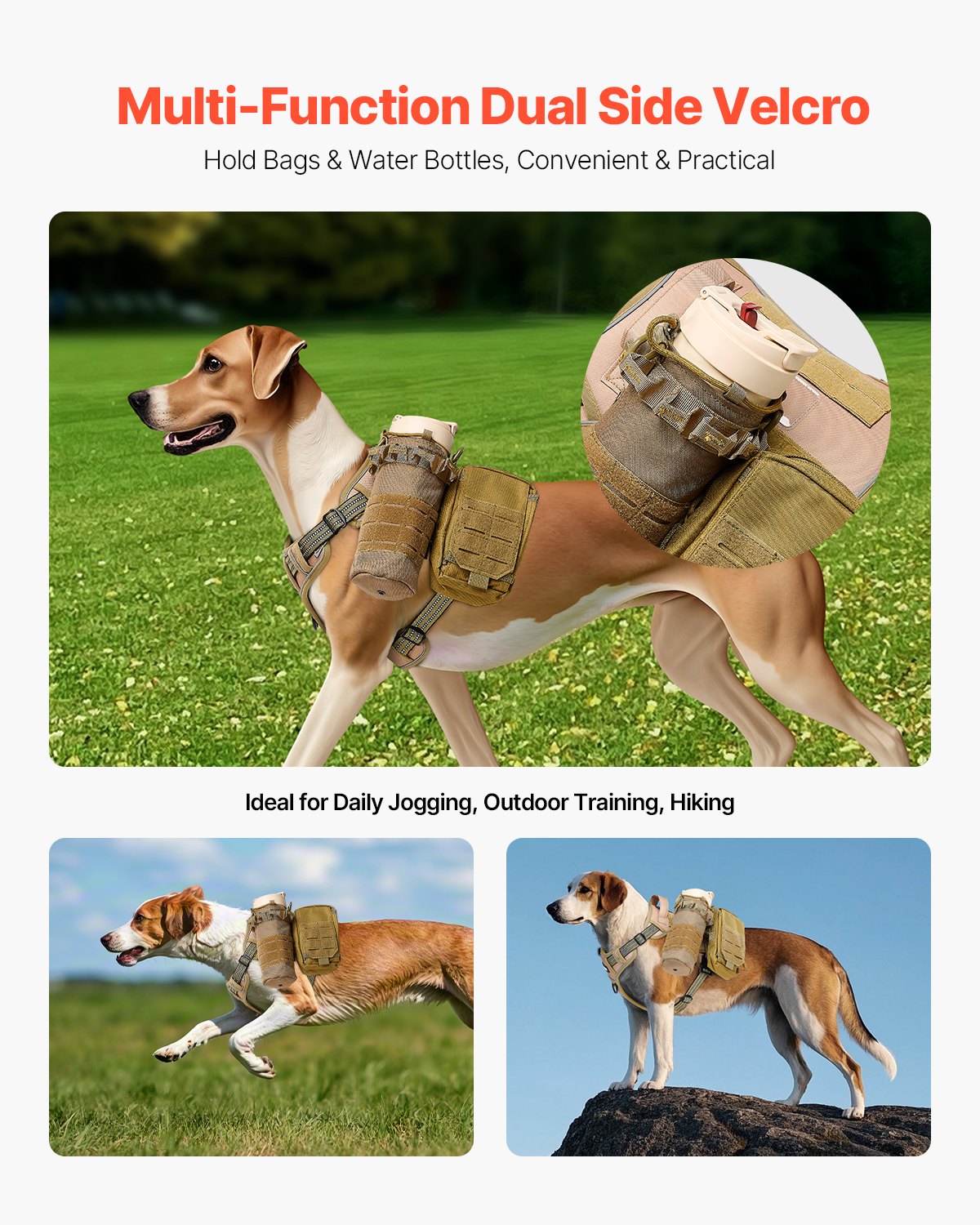 ControlMax Adjustable Harness for Powerful Large Dogs
