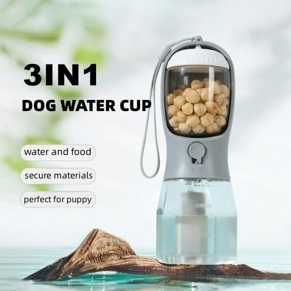 SmartCarry 3-in-1 Pet Cup for Water Food Cleanups