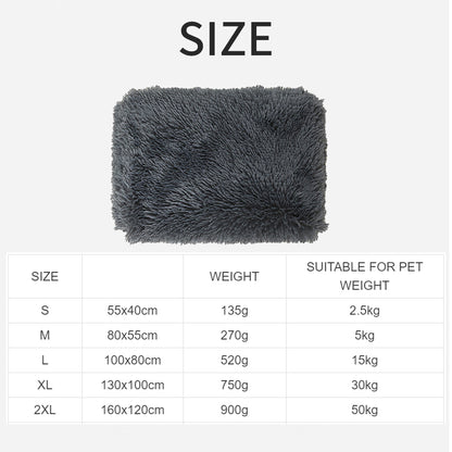 Fluffy Washable Dog Bed Mat