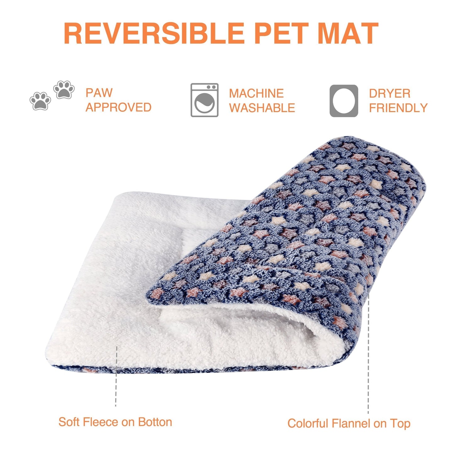 Soft Washable Dog Bed Mat