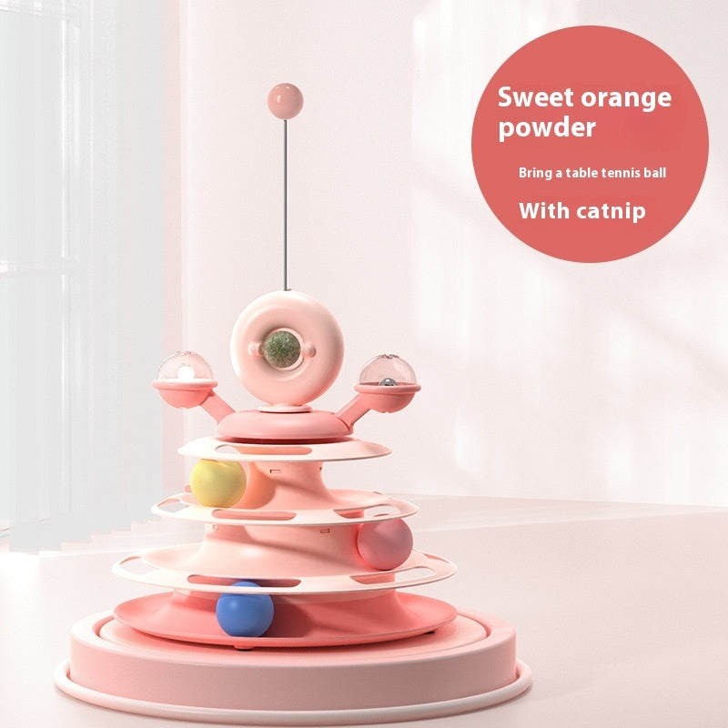 Cat Roller Tower Toy